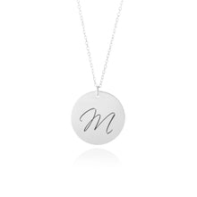 Load image into Gallery viewer, Personalized Initial Necklace - Sterling Silver