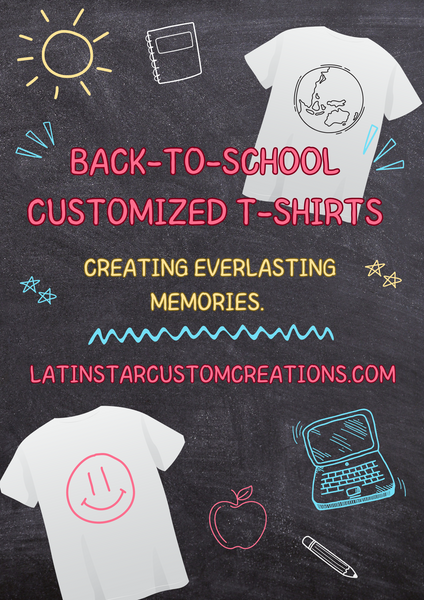 Back-to-School Customized T-shirts, Creating Everlasting Memories.