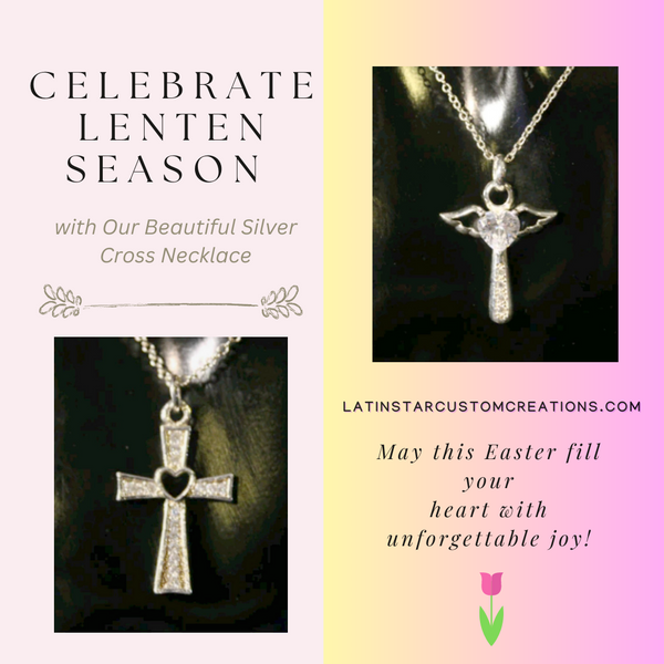 Celebrate Lenten Season with Our Beautiful Silver Cross Necklaces