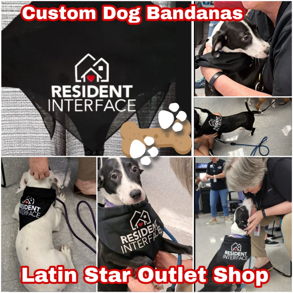 Customized Dog Bandana for a Charitable Event