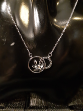 Load image into Gallery viewer, 925 Sterling Silver 2 Circles Necklace