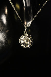 925 Sterling Silver Rose Necklace