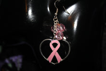 Load image into Gallery viewer, Breast Cancer Awareness Earrings