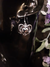 Load image into Gallery viewer, 925 Sterling Silver Heart Earrings and Bracelet set