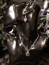 Load image into Gallery viewer, 925 Sterling Silver Necklace and Earrings set