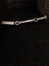 Load image into Gallery viewer, 925 Sterling Silver Link Bangle Bracelet