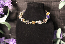 Load image into Gallery viewer, 925 Sterling Silver &quot;Multi Color Stone&quot; Bracelet