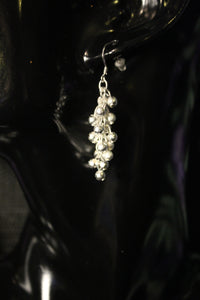 925 Sterling Silver Beaded Style Earrings