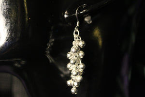 925 Sterling Silver Beaded Style Earrings
