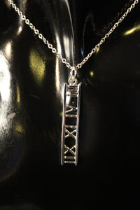 925 Sterling Silver Roman Numeral Necklace