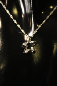 925 Sterling Silver Small Star Necklace