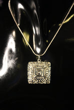 Load image into Gallery viewer, 925 Sterling Silver Hollowed Out Square Charm Necklace