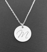 Load image into Gallery viewer, Personalized Initial Necklace - Sterling Silver